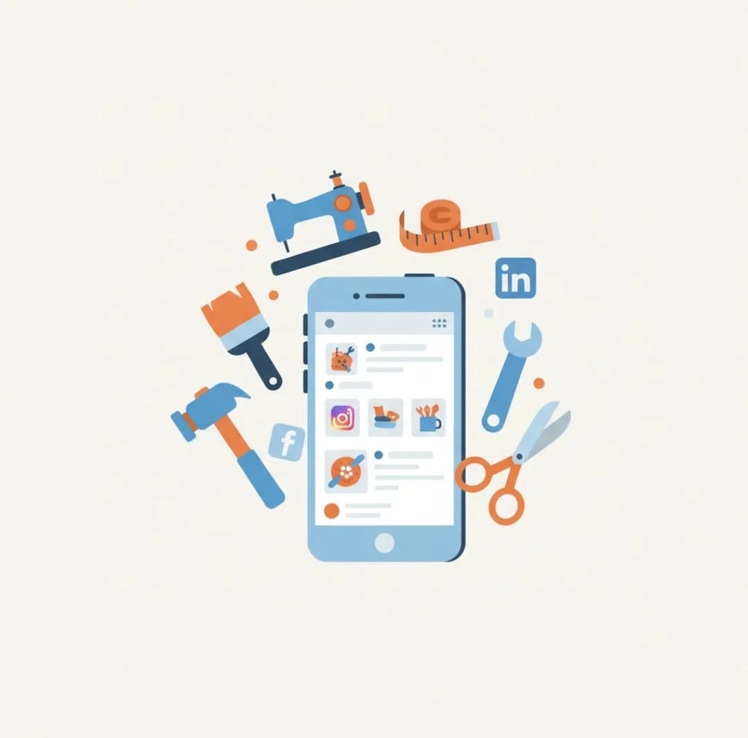 Réseaux sociaux pour artisans : par où commencer ?